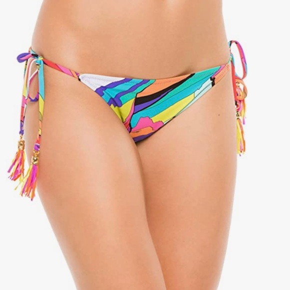 NWOT Trina Turk Tassel Tie Bikini Bottom‎ - Picture 1 of 9